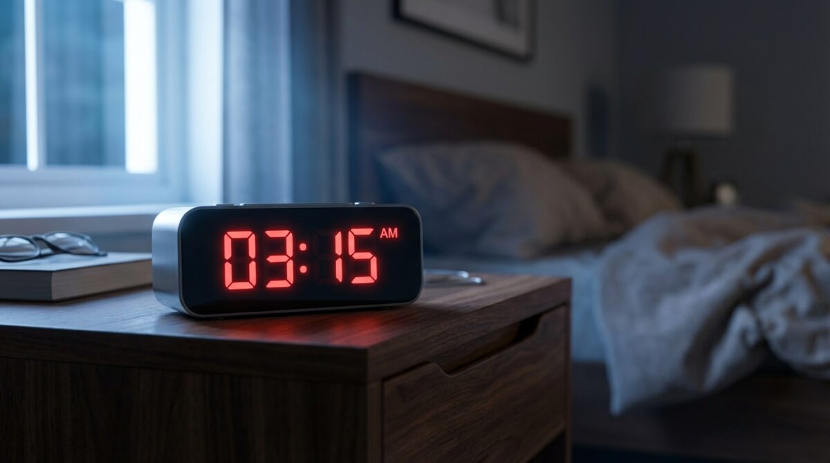 scoprite perché vi svegliate sempre alla stessa ora di notte e quali sono le cause di questo fenomeno comune che riguarda il vostro sonno.